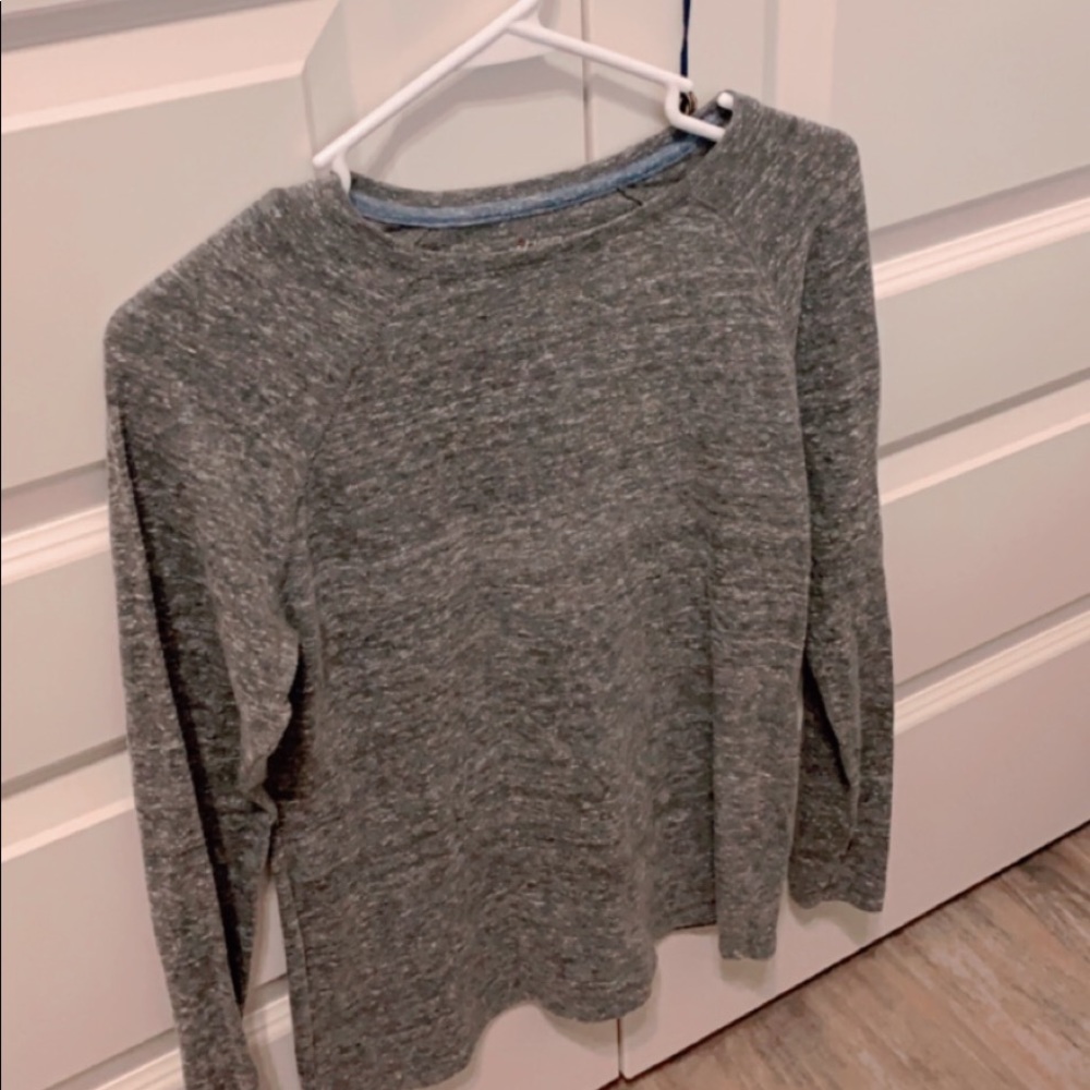 Gray Long Sleeve Tee